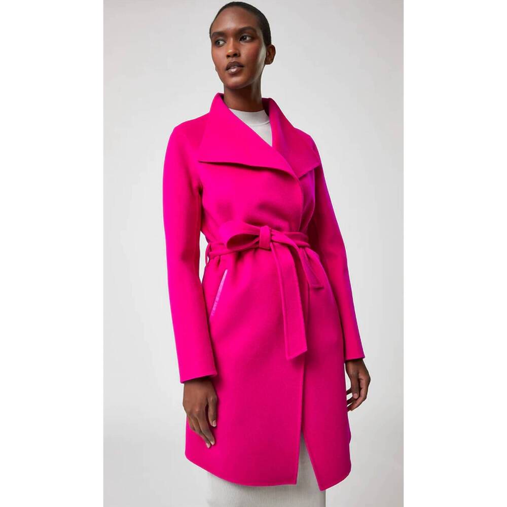 NEW MACKAGE azara-o coat in fuchsia
